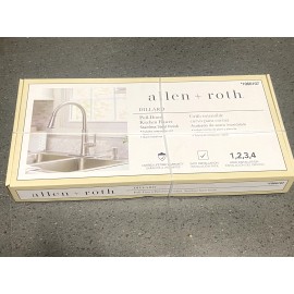 Allen + Roth Dillard High Arc Pull Down Kitchen Faucet - stainless steel