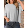 Dokotoo Women's Tops for Women 2025 Loose Oversized Basic Tee