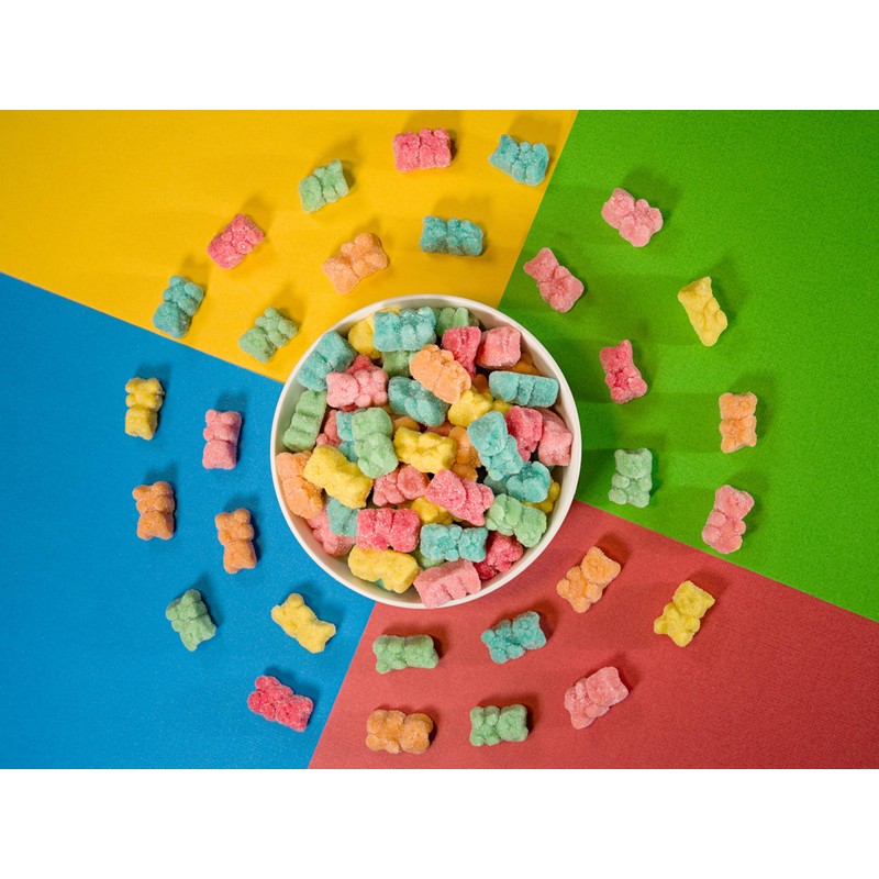 Smarty Stop Gummy Bear (Sour Neon Bear, 1 Pound (Pack