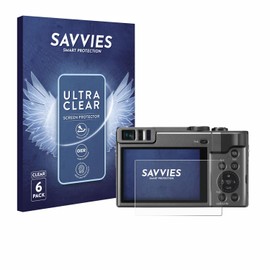 Savvies Pack of 6 Screen Protectors for Panasonic Lumix DC-TZ90 / TZ96 / TZ99 Screen Protector Ultra Transparent