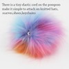 Furling Pompoms DIY Faux Fur Fluffy Pompom Ball for Knitting