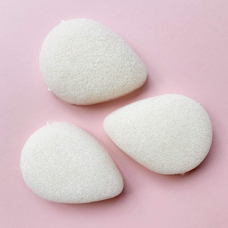 Teardrop Konjac Sponge - Environmentally Friendly Gentle Facial Cleansing and