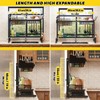 ilvvan Over Sink Dish Drying Rack (Expandable Height/Length) Snap-On Design