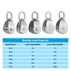 PATIKIL M25 Double Pulley Block, 304 Stainless Steel Heavy Wire