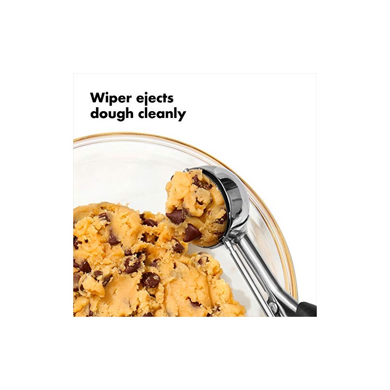 OXO 1044082 Cuchara para Masa, Grande, Acero Inox, 45 ml
