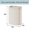 MEGASKET Large Laundry Hamper 16"x13"x22" - Tall Woven Laundry Basket,