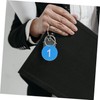 SEWACC 30pcs Plastic Number Tags Metal Tag Numbers Numbered Locker