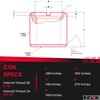 E-Z Lok Externally Threaded Insert, 303 Stainless Steel, #6-32 Internal