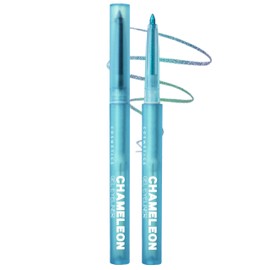 Erinde Lápiz Delineador de Ojos en Gel Chameleon, Lápiz Delineador de Ojos en Gel Brillante que Cambia de Color, Altamente Pigmentado, Resistente al Agua y a Prueba de Manchas,#04