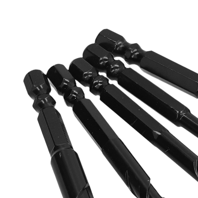 5Pcs Drill Bit Cross Spear Head Hex Shank Drilling Tool