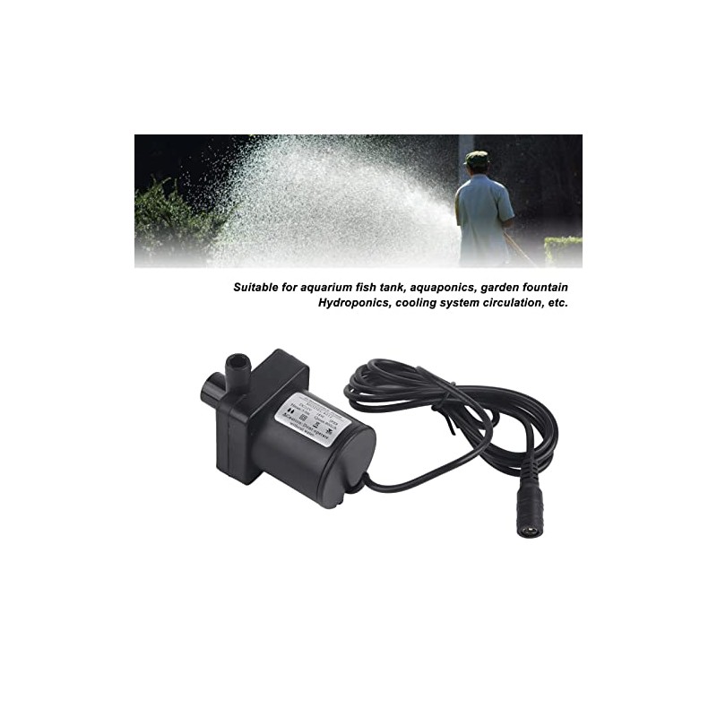 Bomba de Agua Pequeña de 12 V, Mini Motor sin