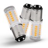 Heifymi BA15D AC/DC12-24 Volt LED Bulb, Double Contact/DC Bayonet Base,