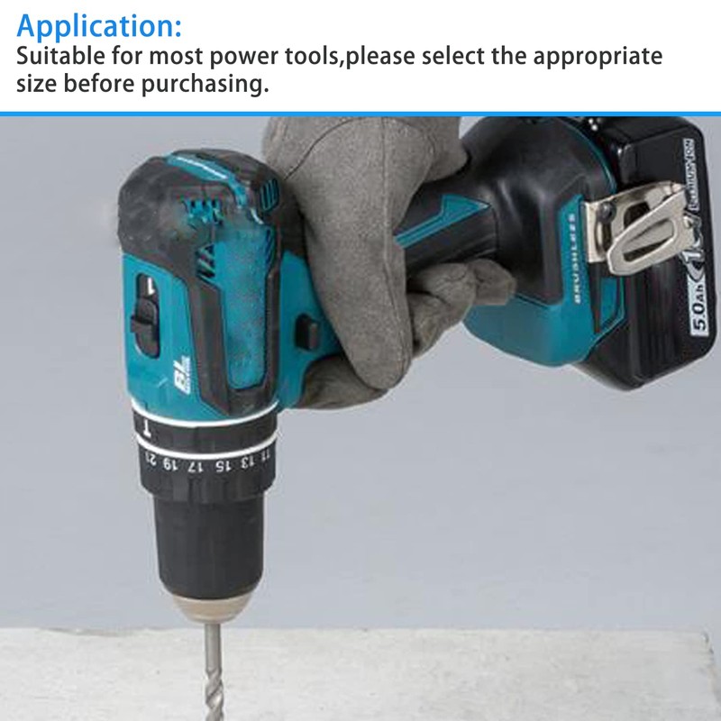 8 Pcs Electric Drill Belt Clip Replacement Hooks Clips Tools,