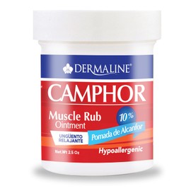 DERMALINE Camphor Ointment 2.5 Oz
