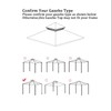 DURCOVER Gazebo Replacement Top 10x12 FT, Gazebo Canopy Replacement Cover