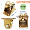 Pack of 4 V-Groove Rope Rollers for Washing Line, Pulley