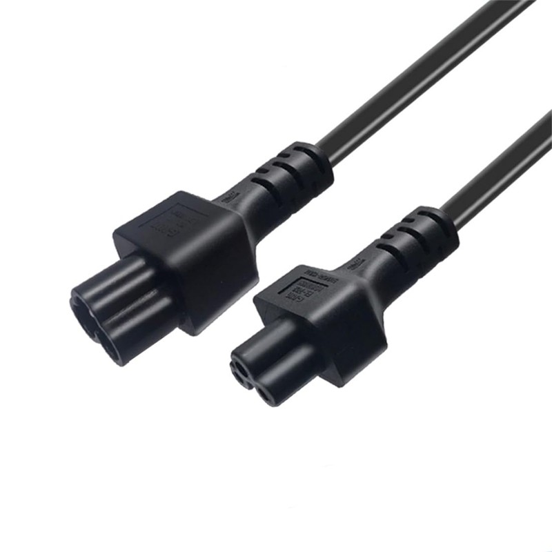 TEWOXIN C5 to C6 IEC Cable Extension 0.3M, 2.5A 250V
