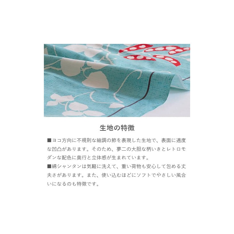 Musumi Furoshiki 24 Width Yumeji Takehisa Tsubaki Gray 90cm Cotton