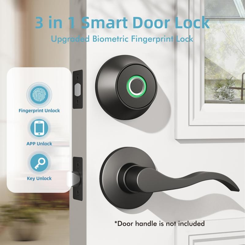 EUERTE 3th Gen Fingerprint Door Lock with App Smart Deadbolt