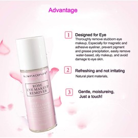 Professional Eye Makeup Remover, Easy Clean for Magnetic eyeliner, Waterproof Mascara, Magic Eyeliner, Eye shadow, Eyebrow
