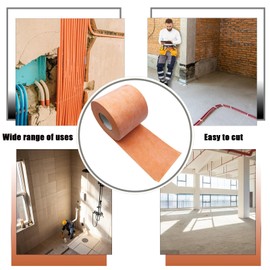 Hxszk Waterproof Membrane for Shower & Bathroom Flooring - 6"X100Ft High-Density PE Uncoupling Underlayment, Moisture-Resistant Barrier（1coil）