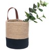 Wall Hanging Storage Baskets - Small Cotton Rope Woven Closet