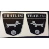 Icebear CT70 DAX DOG "Trail 125" Frame Side Decals, Smaller