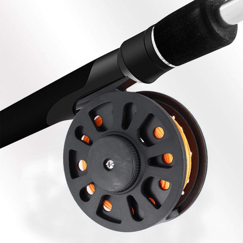 Kuuleyn Fly Reel, GLA7/8 5/6 Plastic Fly Fishing Reel Wheel
