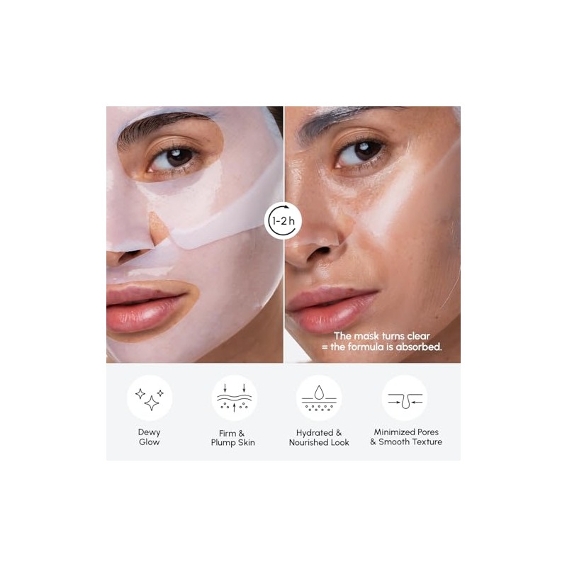 MAREE- Hidratación profunda cada mascarilla de colágeno para el rostro