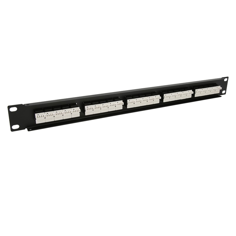 RJ11 Through Coupler 25 Ports Anti Interference Gold Plated Pin