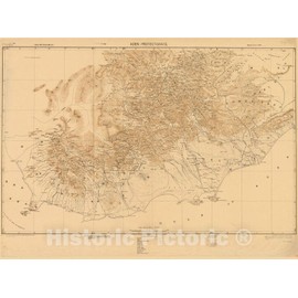 Historic Pictoric Map : Aden, Yemen 1914, Aden Protectorate, Antique Vintage Reproduction : 30in x 24in