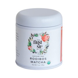 The Spice Hut Organic Matcha Rooibos Tea Powder, Pure 1 Oz, The First Sip Of Tea, 0.98 Ounce (Pack of 1)