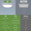 LEZOE 18W LED Wet Room Light with Motion Sensor Indoor,