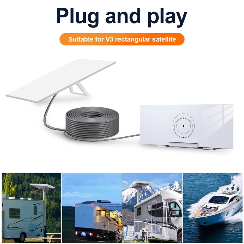 for Starlink Cable IP68 Waterproof 1200Mbps Smooth Transmission Extender Cable