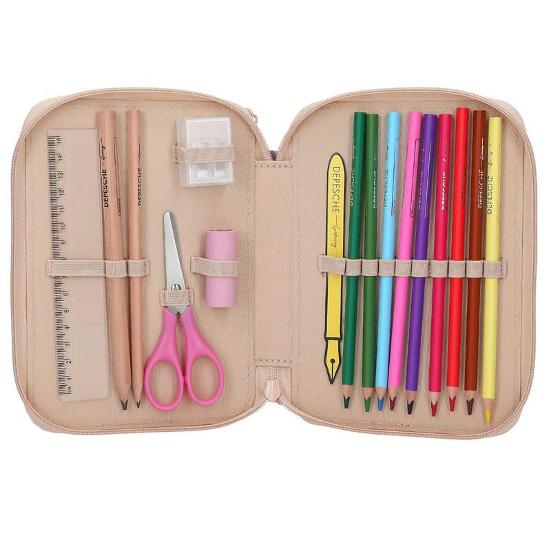 Depesche TOPModel Basic Duo 13658 Pencil Case Cat Kitty and