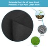 GarveeLife Pool Liners 18 Ft Round Above Ground, Pool Pads
