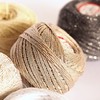 Crochet Cotton with Metallic Thread Size 10 Ball Yarn Spool