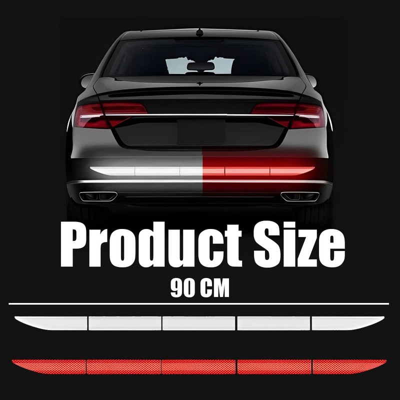 CGEAMDY Universal for Car, Strong Reflective Sticker, Red Strong Reflective