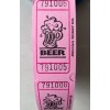 Roll Tickets Beer Tickets Single Stub Roll of 2000 For