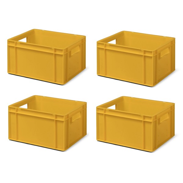 4 Pcs Travel Polypropylene Stacking Box TK 400/210 – Yellow
