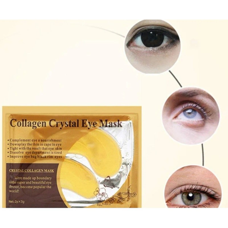 10pz Parches Ojeras Hidrogel Colagen Oro Mascarilla Ojos