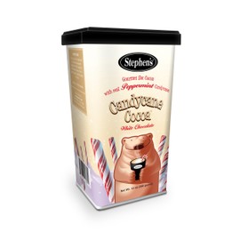 Stephen's Gourmet Hot Cocoa, Candycane Cocoa White, 14 OZ (Pack of 1)