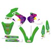 1998-2000 KX 100 Throwback Green Senge Graphics Base Kit Compatible