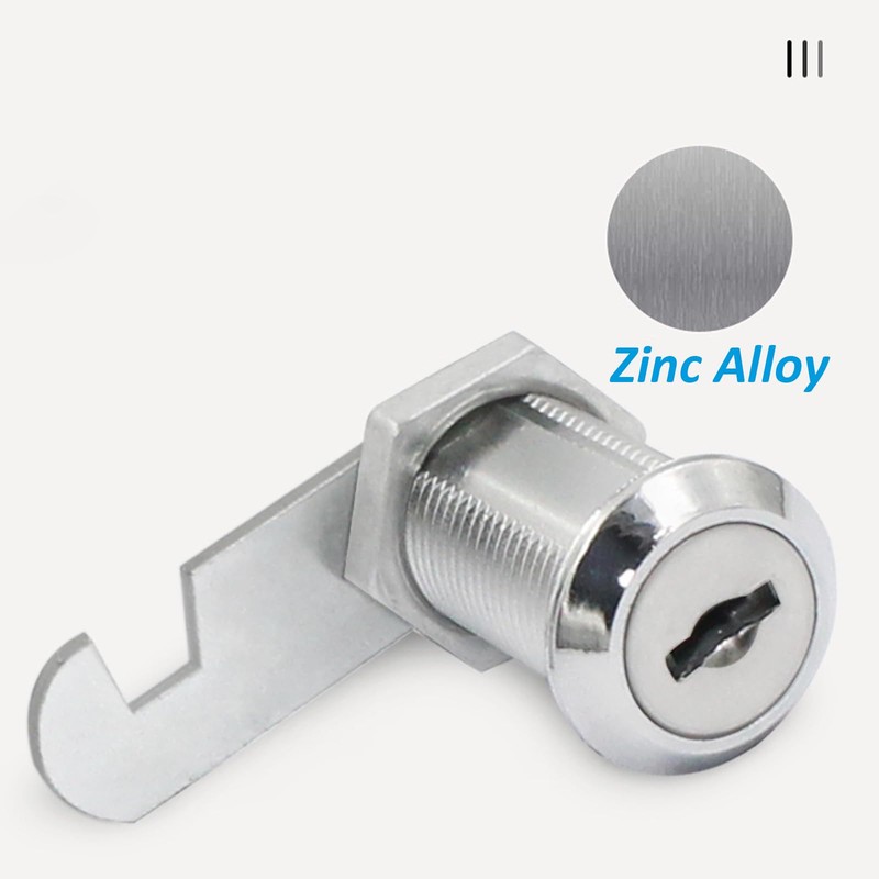 Anhoer 4Pcs Security Mailbox Lock 16mm with Alike Keys Barrel