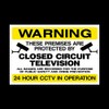 CCTV Closed Circuit Television Premises Protected Plastic Sign - Security,