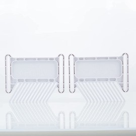 Wanjorlay Upgraded Featherboard Device Stackable Board Fits Most Standard, T-Slots, T-Rails on Table Saws,White