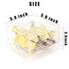 WOLEDOE Acrylic Superworms Keeper, Mealworms Container fit Dubia Roach -