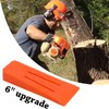 Poweka 6 Inch Chainsaw Felling Wedge Set, ABS Plastic Wood