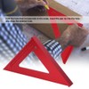 Woodworking Hole Scribing Gauge 45/90 Degree Aluminum Triangular Ruler Carpenter