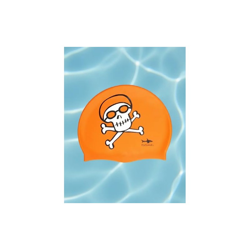 escualo Gorra para Natacion Unisex Adulto Modelo Jack (Silicon) Impermeable,